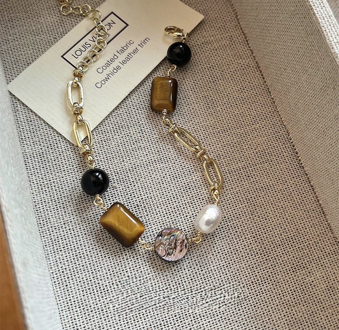 BRACELET PERLE OR SOLEIL