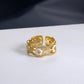 GoldenHalo Ring