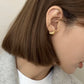 Boucles d'oreilles courbes croissant
