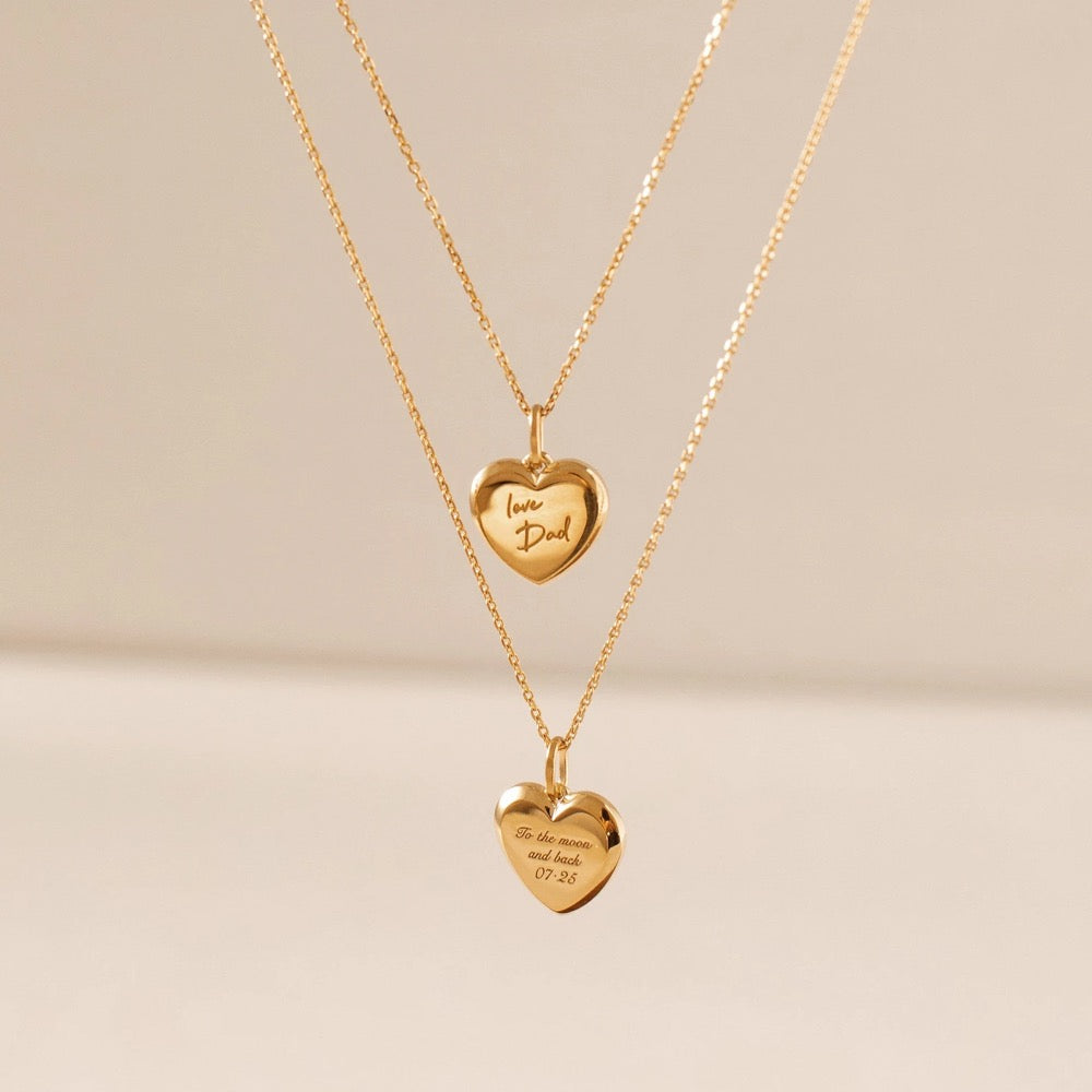 Handwriting with Heart Necklace