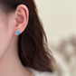 BLUE BUBBLE EARRING